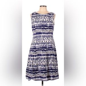 Ivanka Trump sleeveless purple A-line dress size 10 EUC